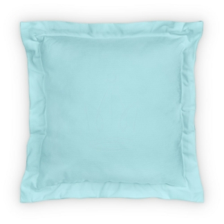 Poszewka na poduszkę 40x40 cm z plisą Velvet Niebieska