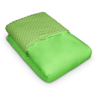 Narzuta na łóżko Kapa Bawełna - Minky Zielony wz204